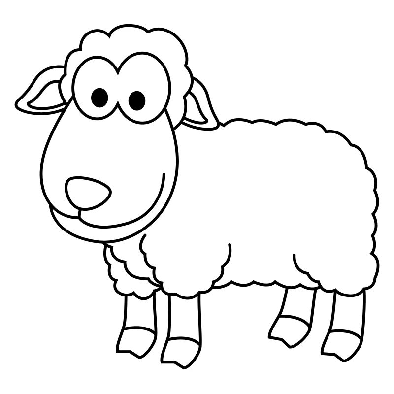 Sheep Comic Animal