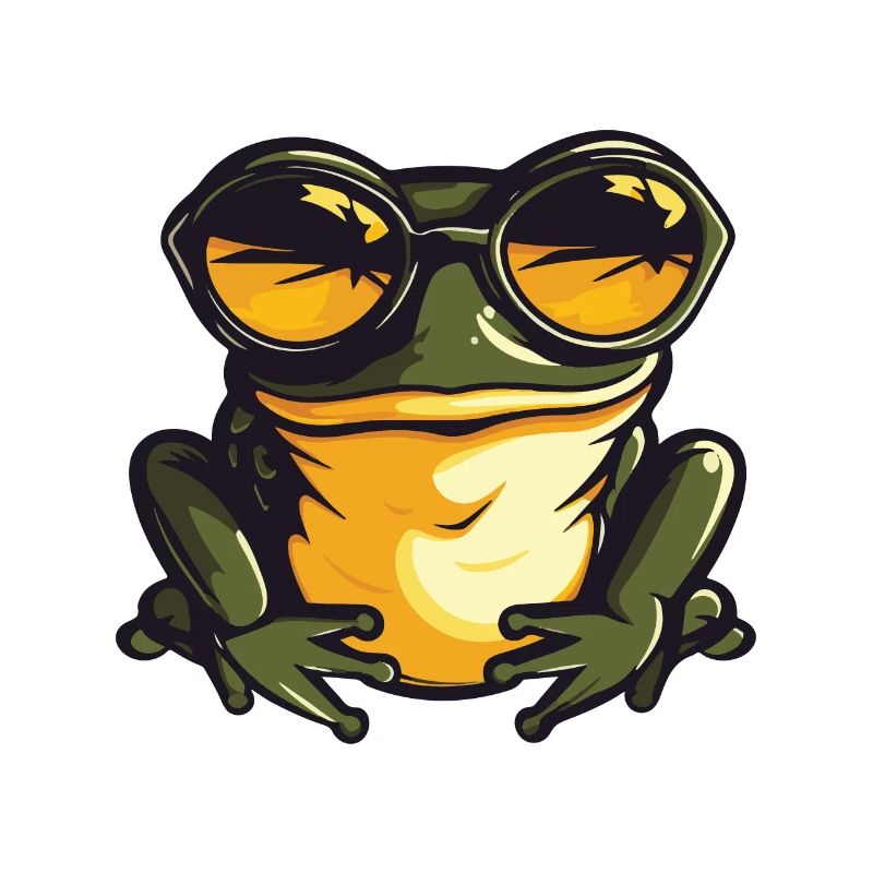 Frog Funny Cool