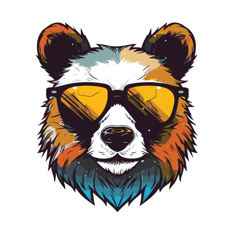 Tête de Panda Cool