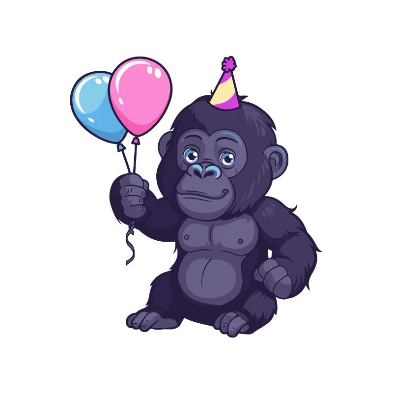 Gorilla Birthday Comic