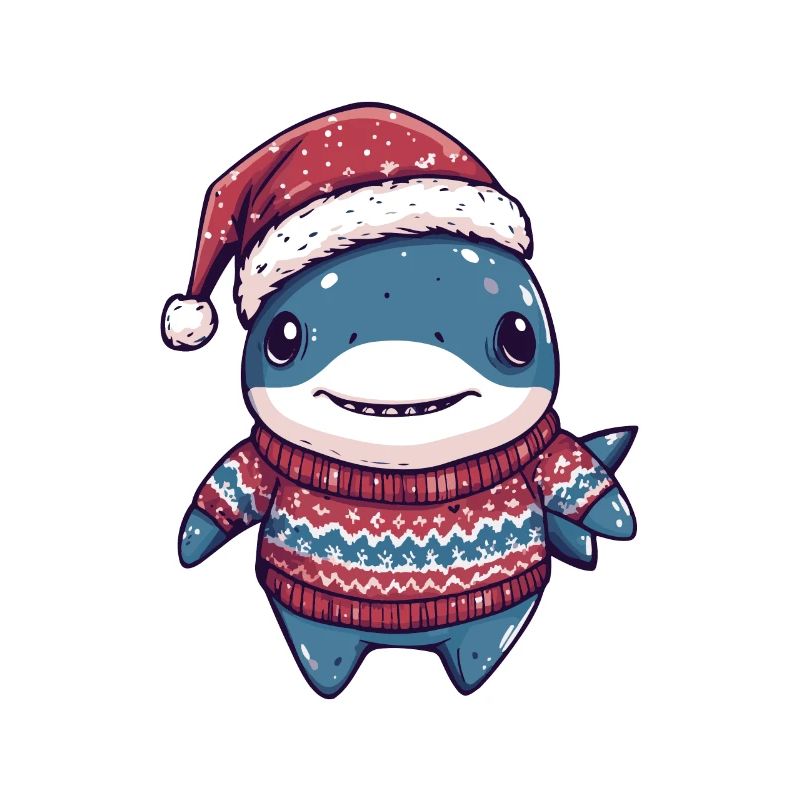 Shark Christmas Comic