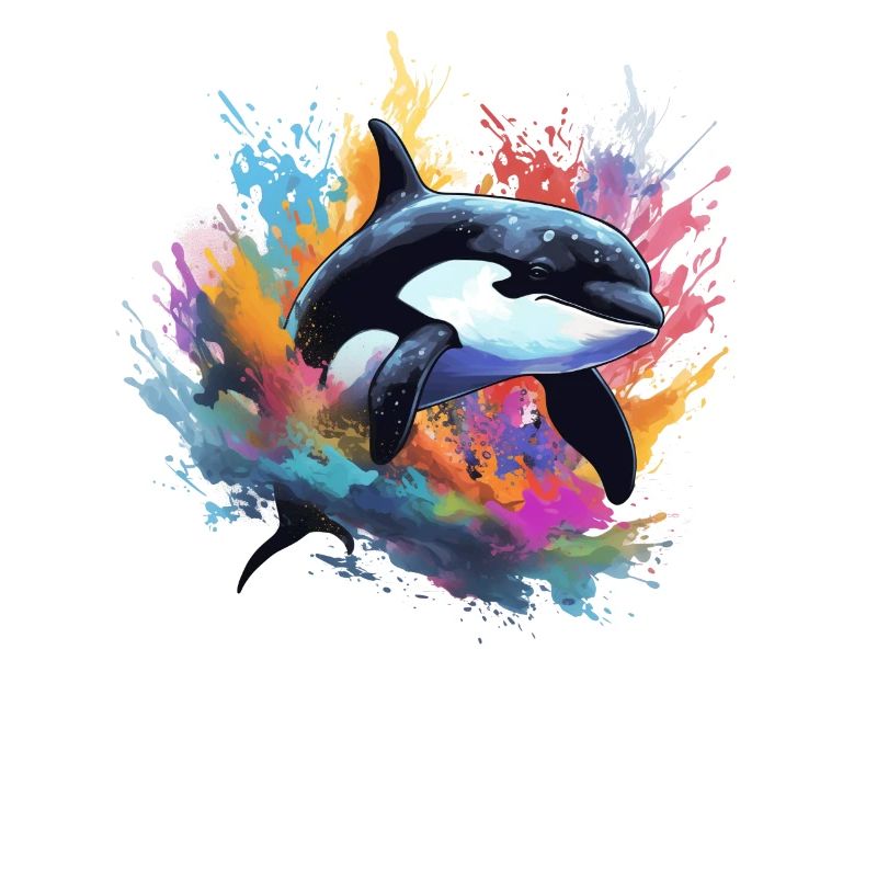 Orca Killerwal bunt