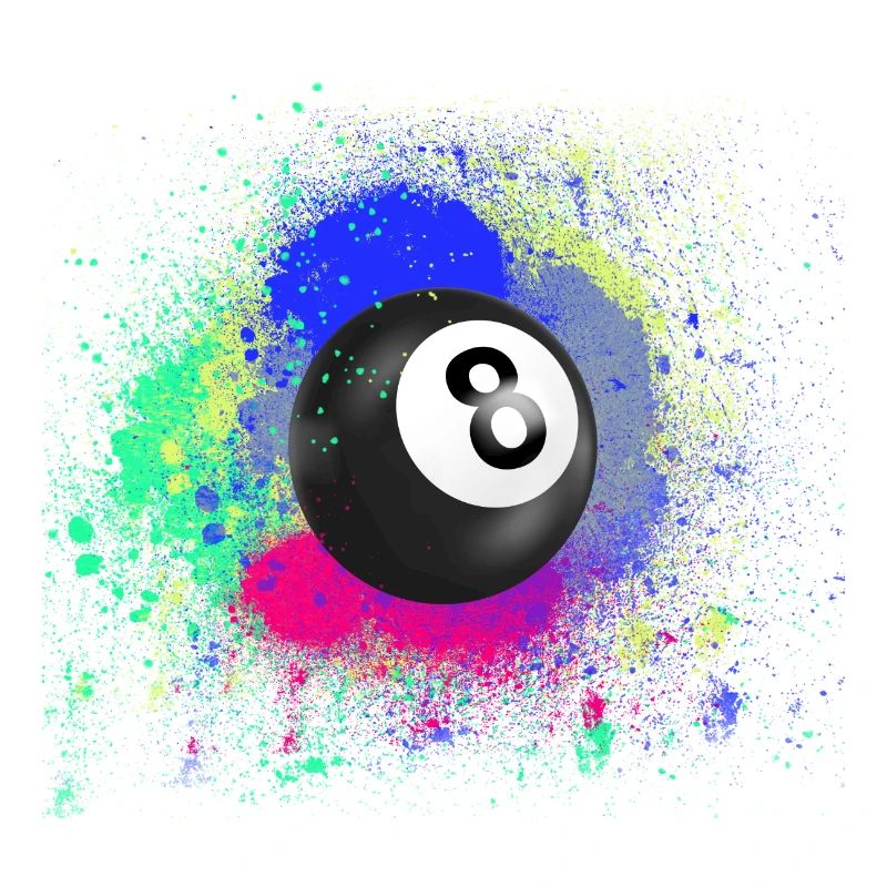 Noir 8, Boule de billard, N8, Boule de billard, Billard