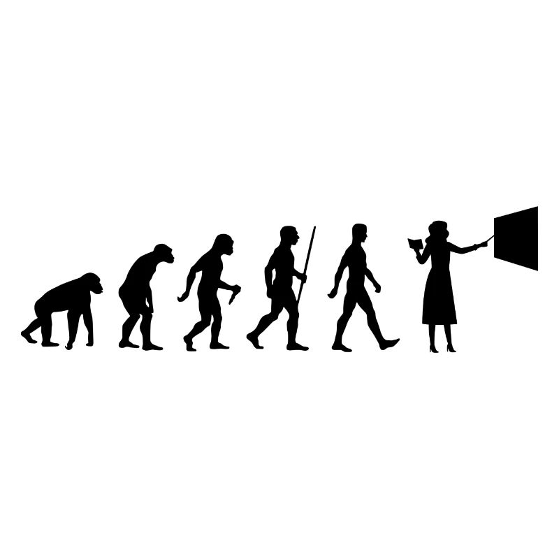 Lehrerin Evolution Schullehrerin Entwicklung