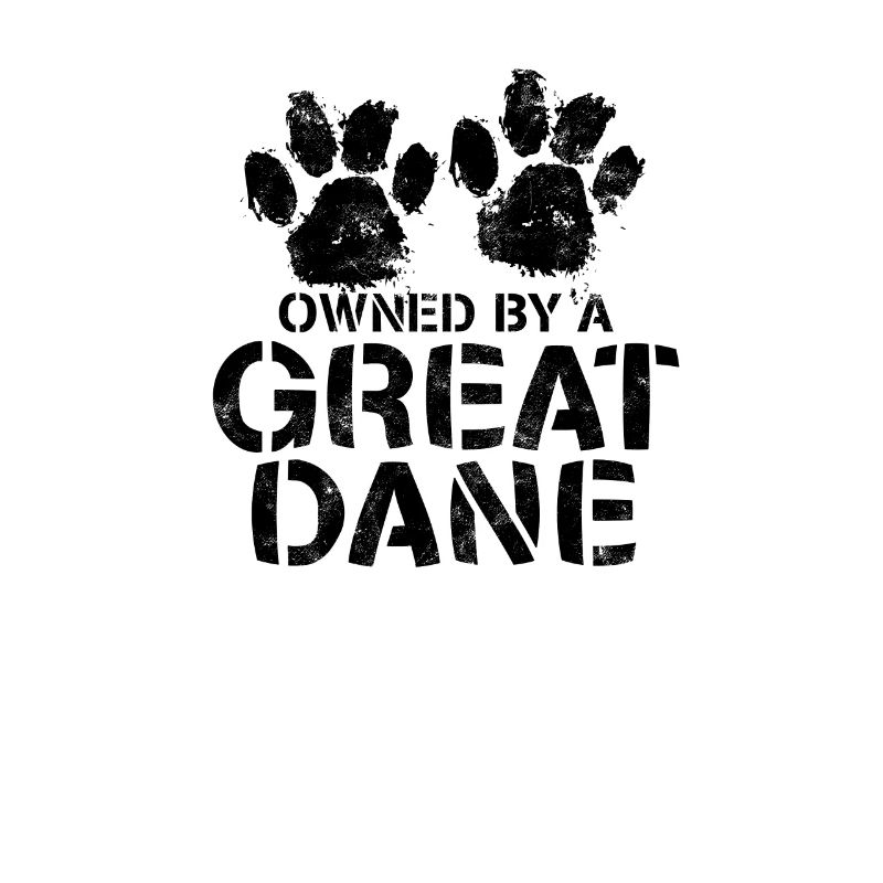 Owned by a great dane - service dog