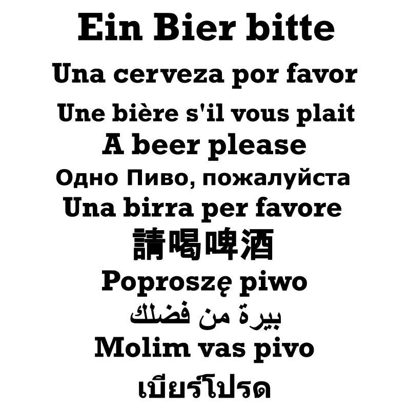 Commander de la bière à l’international