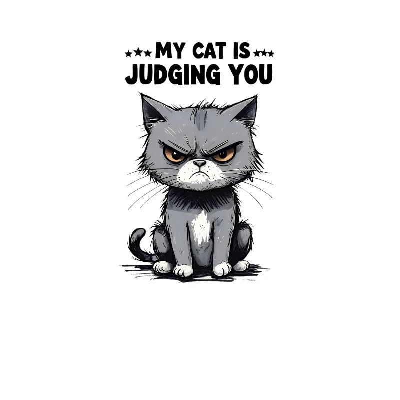 Meine Katze verurteilt dich: Grumpy Tabby