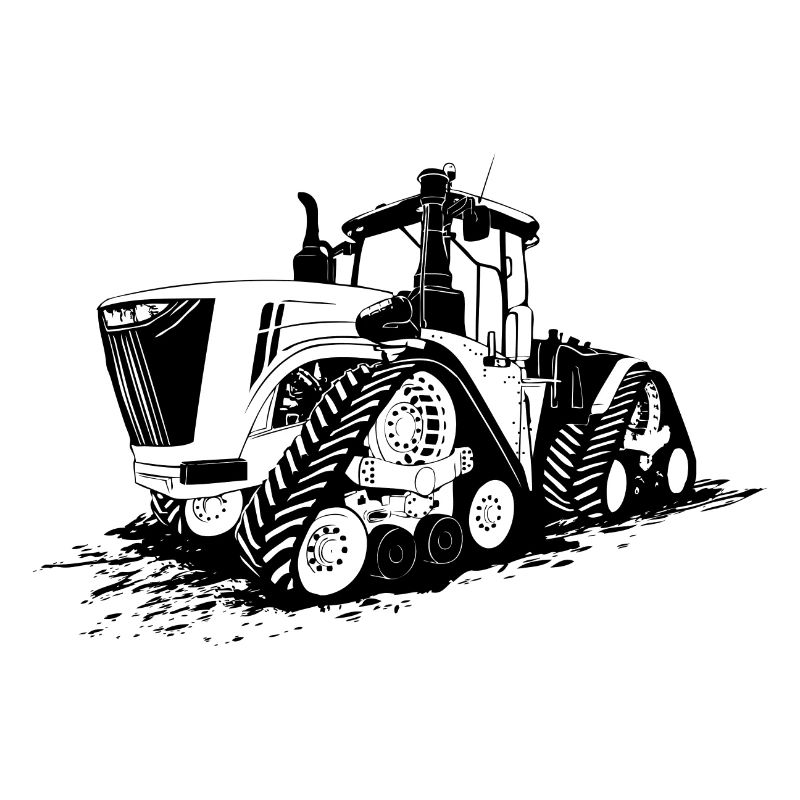 Tractor - Crawler tractor - Tracked tractor tractor