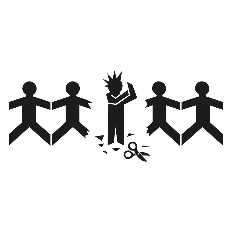 Punk Strichmännchen | Coole Geschenkidee