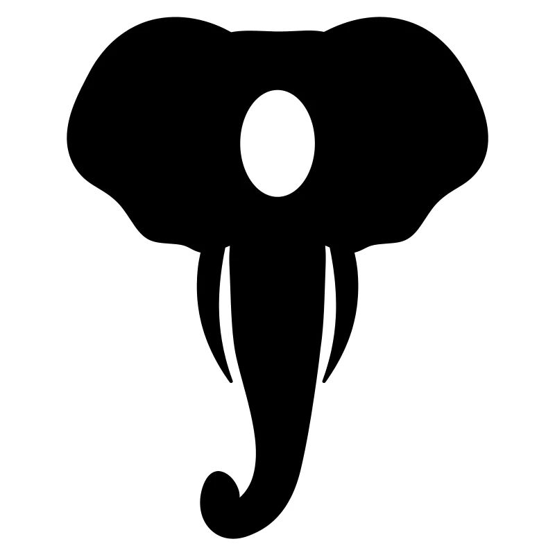Elephant Head Animal Circle Gift