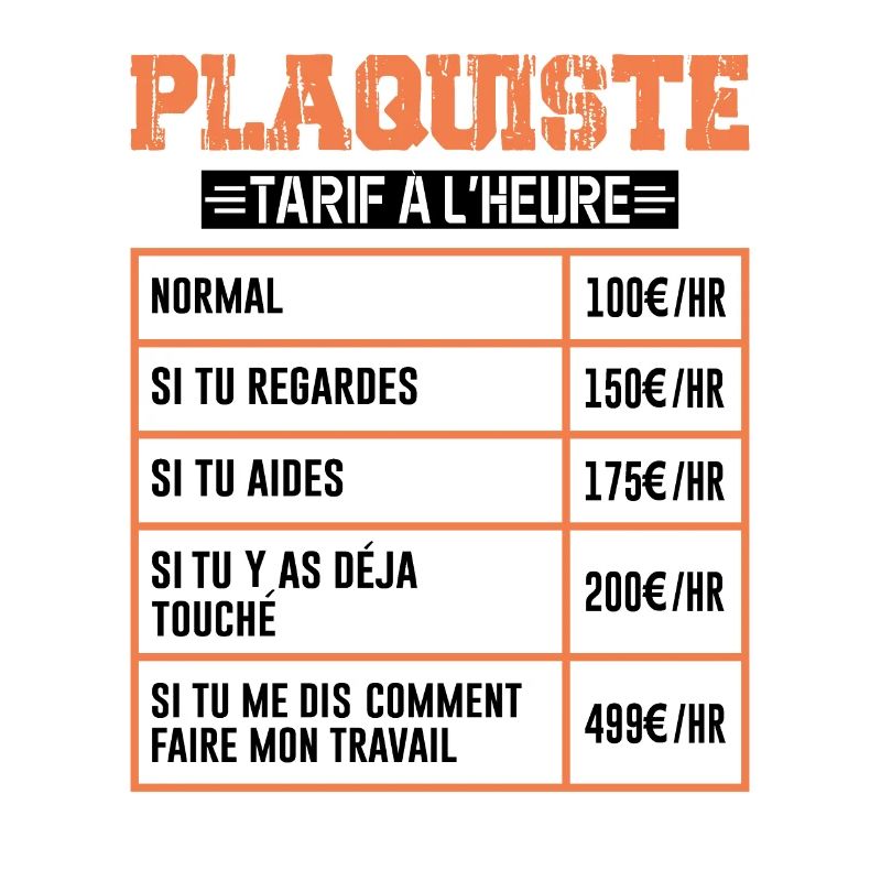 Le Tarif Horaire D'un Plaquiste