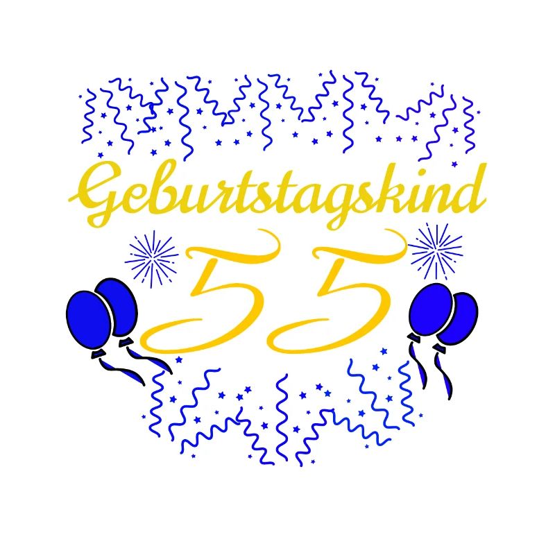 Geburtstagskind Tshirt 55