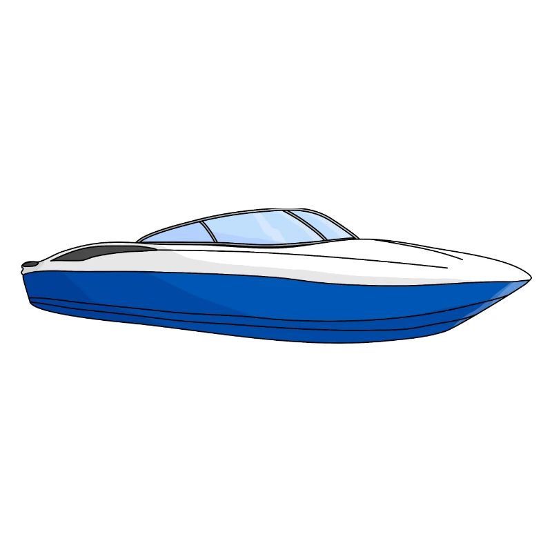 Boot Motorboot Blaues Boot