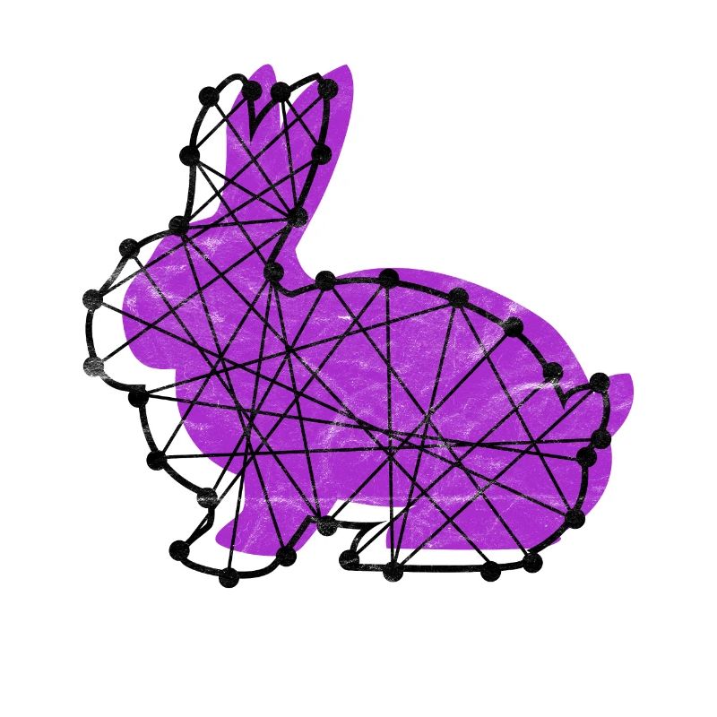 EASTER BUNNY RABBIT JOYEUX EASTER BUNNY CADEAU