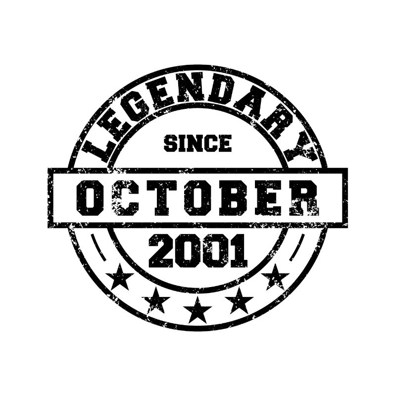 Legendary since October 2001 - Geburtstag