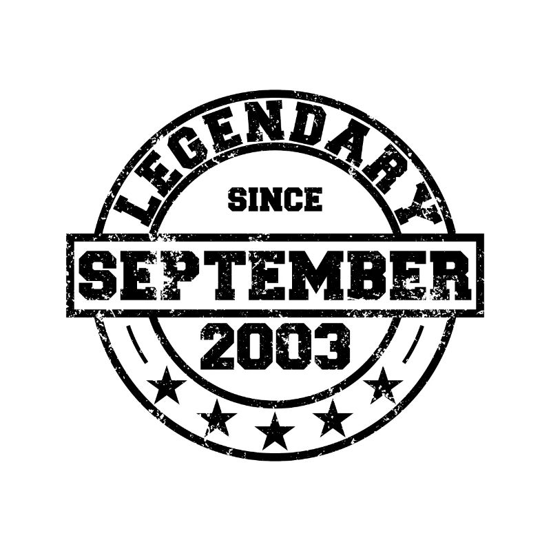 Legendary since September 2003 - Geburtstag