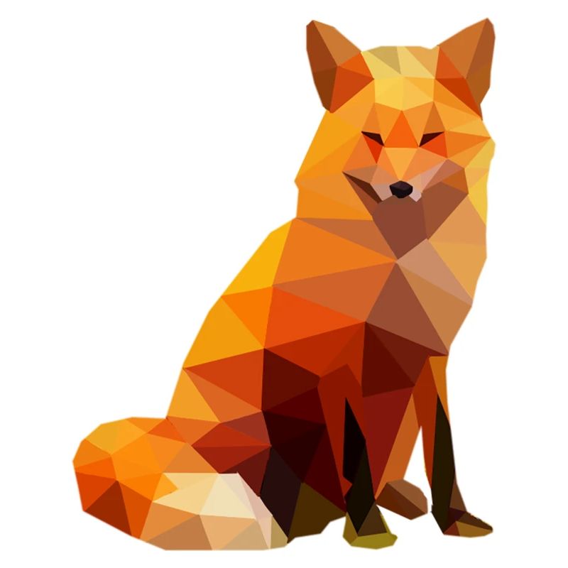 Low Poly Fox * VENTE *