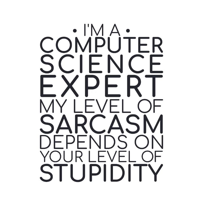 « Sarcasme d’expert en informatique | Informatique »