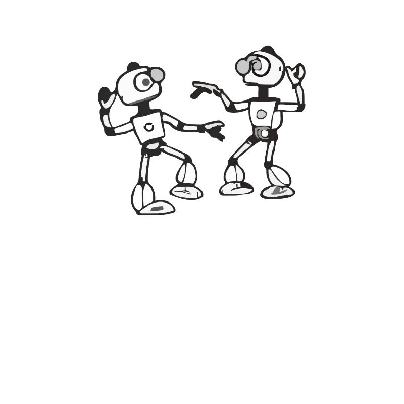 Cute dancing robots