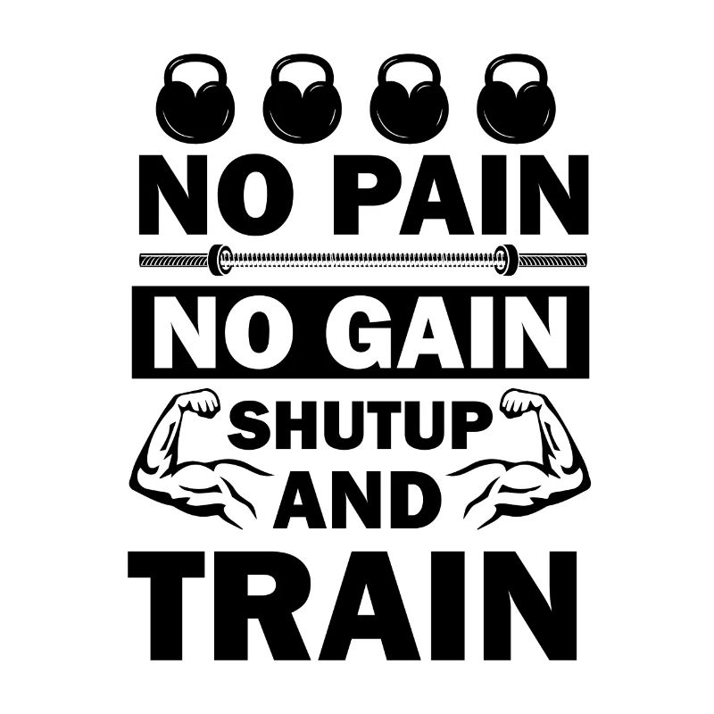 Pas de douleur Pas de gain Arrêt et train