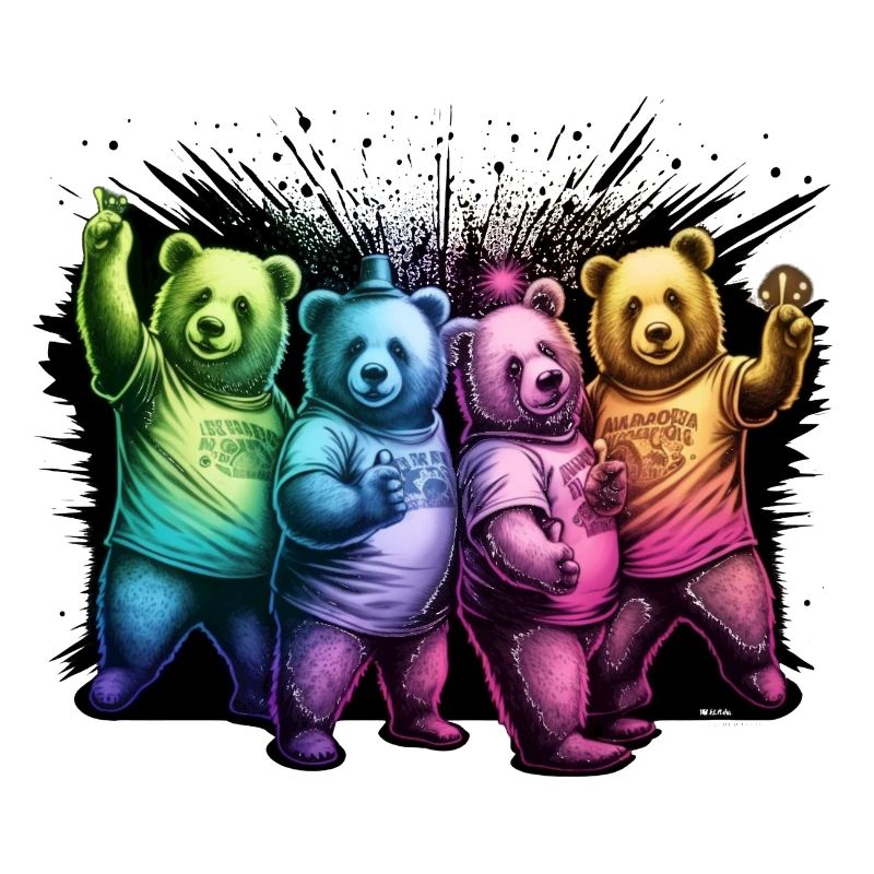 Conception de Bear Rave Party