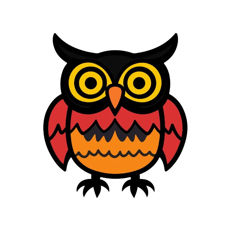 Owl Halloween Comic Funny