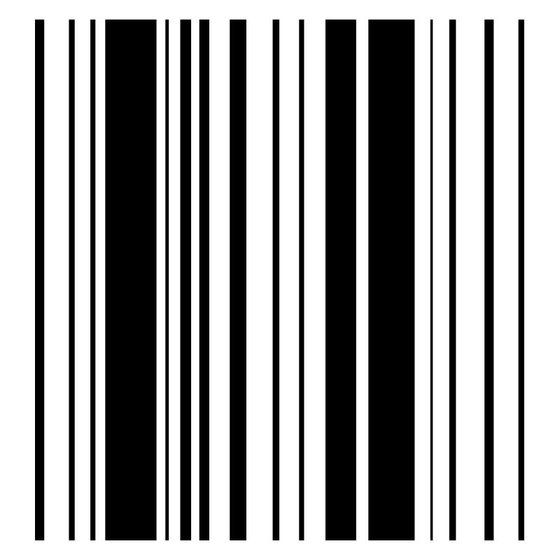 Code-barres motif rayures