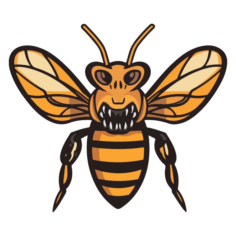 Bee Halloween Comic Funny