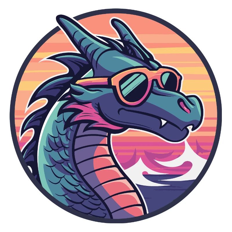 Drache Cool Comic