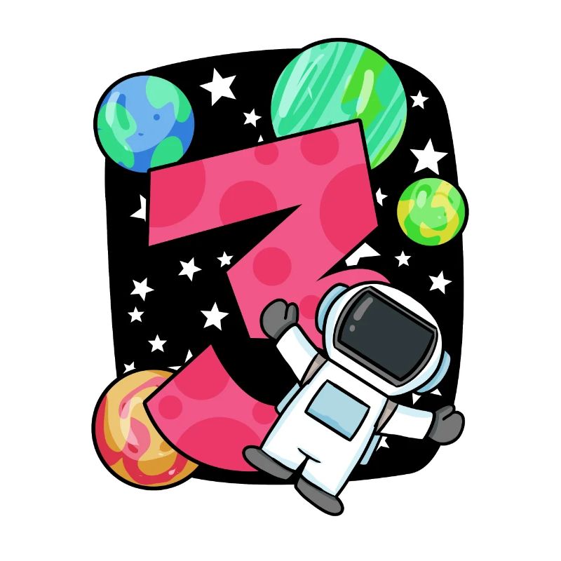 3 Geburtstag Junge - 3 Jahre alt - Ich bin 3