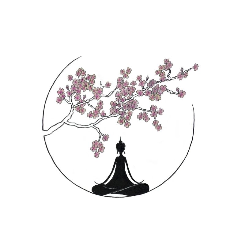 Blossem with Buddha