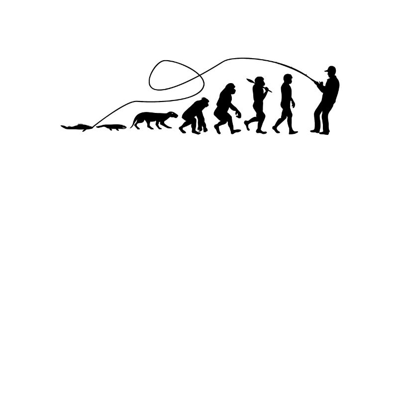T-shirt Evolution Angler