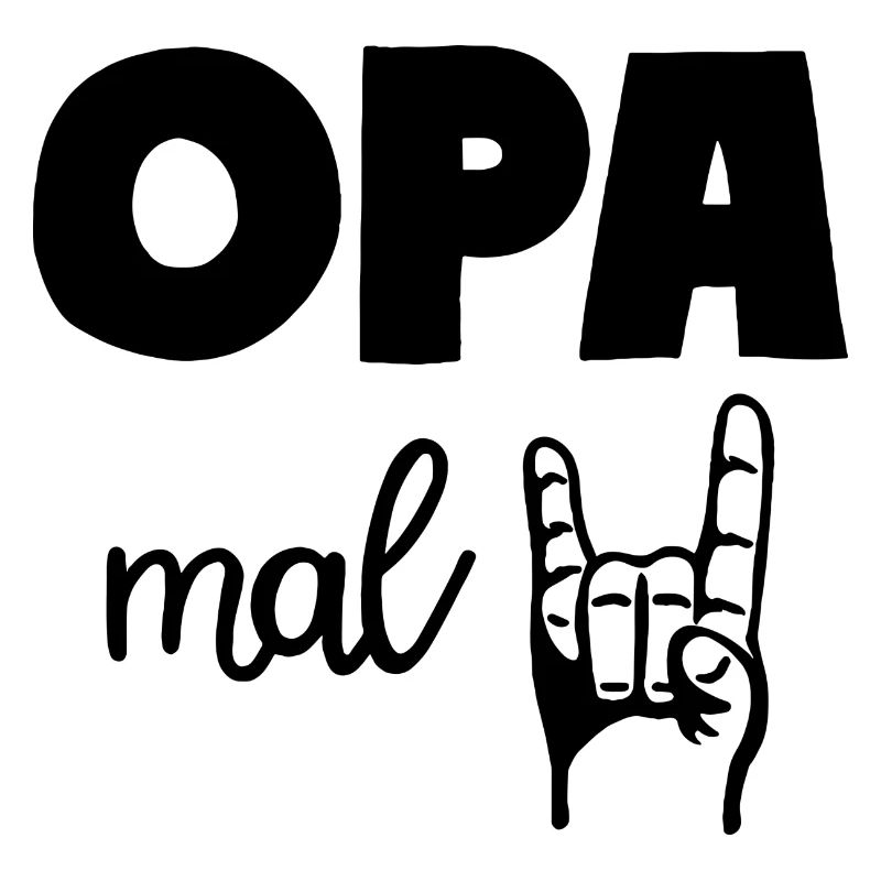 Opa mal Zwei 2 Kinder Rock'n' Roll Großvater