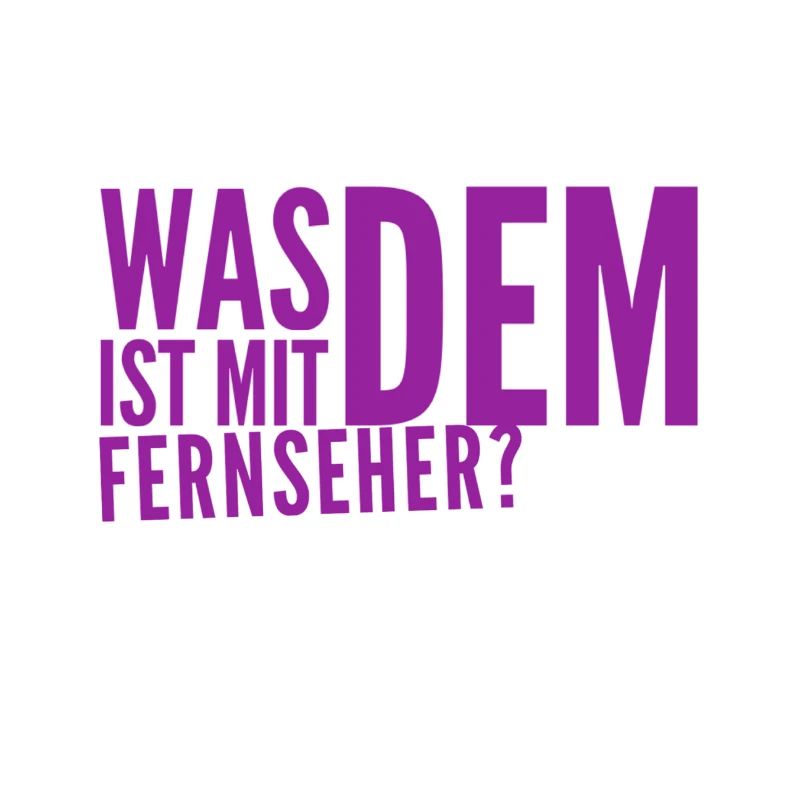 was ist mit dem Fernseher