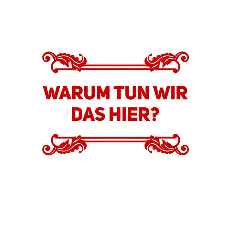 warum machen wir das hier?