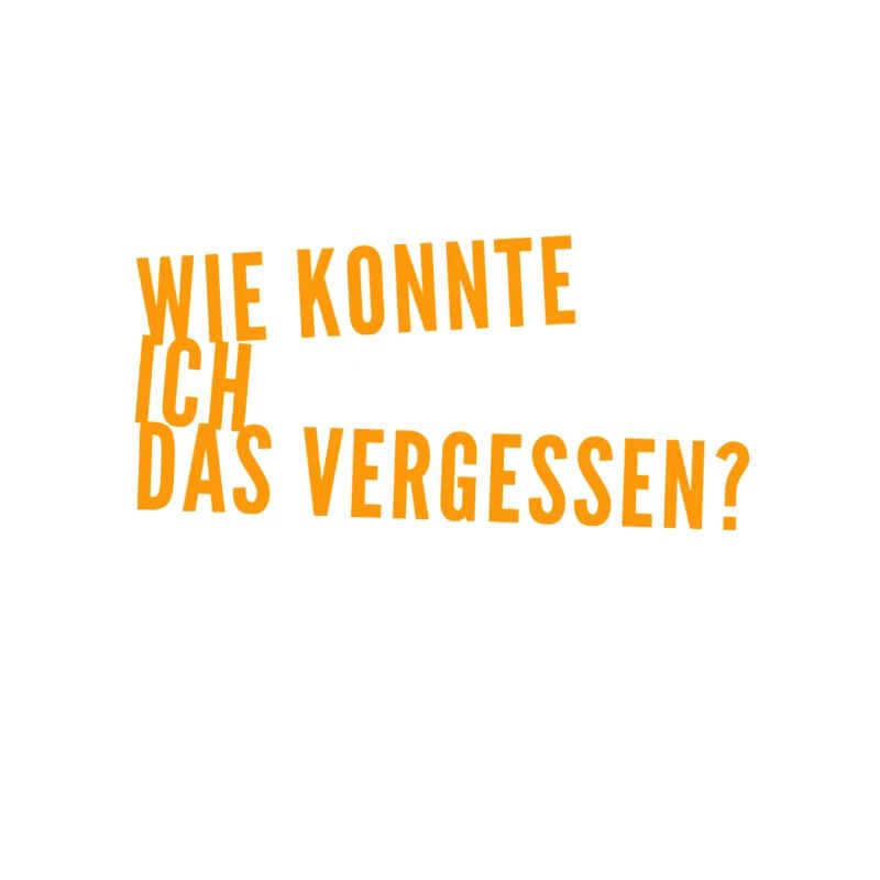 ich bin verwirrt