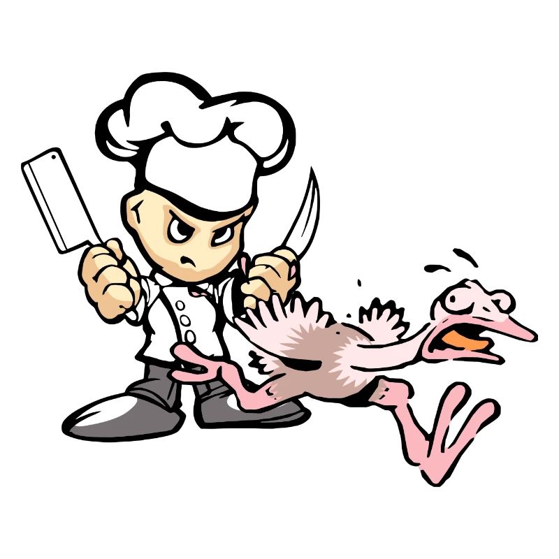 Funny Chef gobble