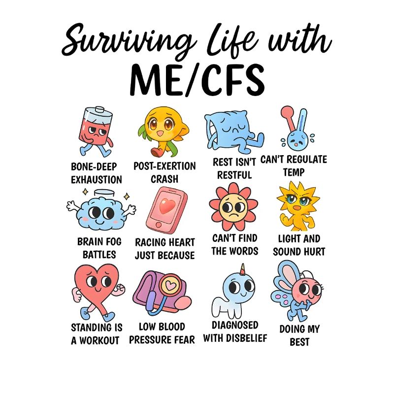ME/CFS Surviving Everyday Life – Symptom Comic