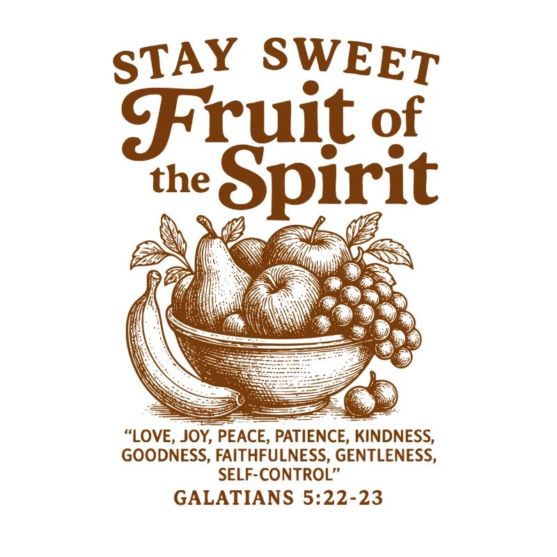Fruit de l’ Conception de versets bibliques
