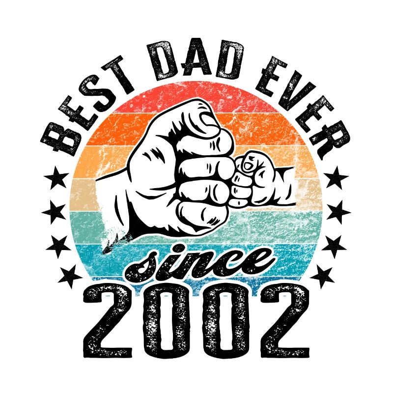 Bester Papa der Welt seit 2002 Vatertag
