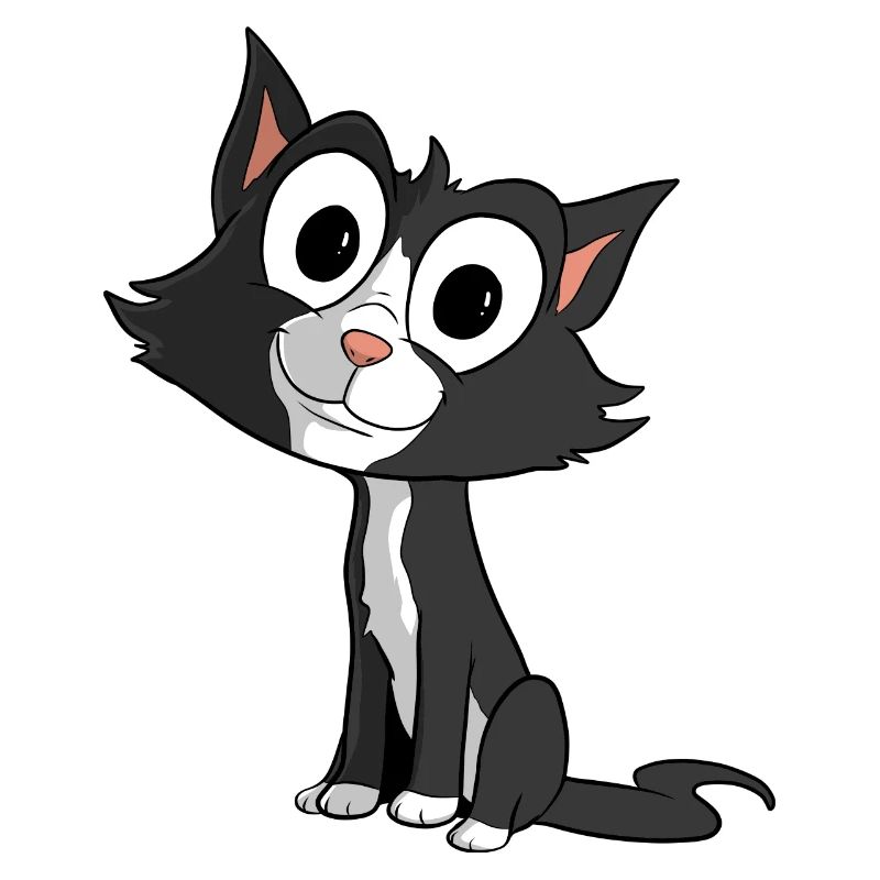 Chat de dessin animé mignon