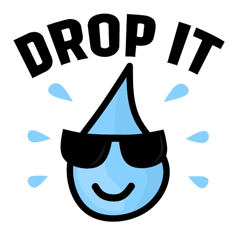 Drop It, Funny Water Drop Pun