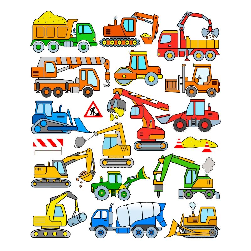 Construction vehicle design construction site vehicles