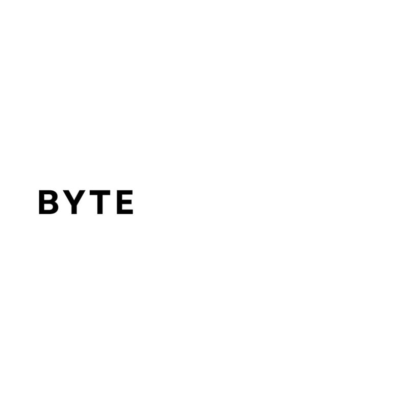 Logo blanc du boulevard Byte