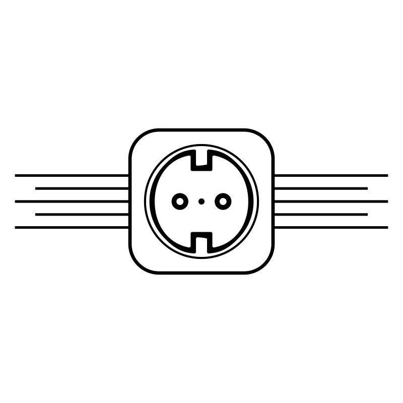 Steckdose Icon Strom