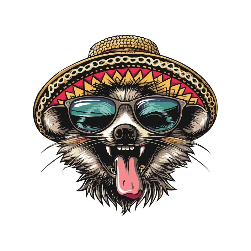 Igel Comic Lustig Sombrero
