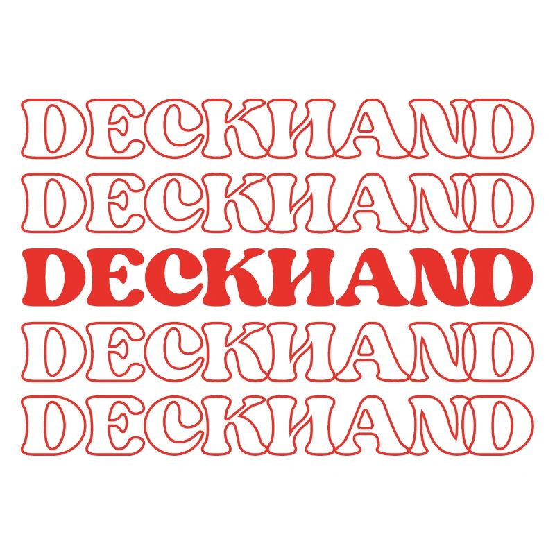Deckhand Sailor Seaman Shipmate Ship Worker