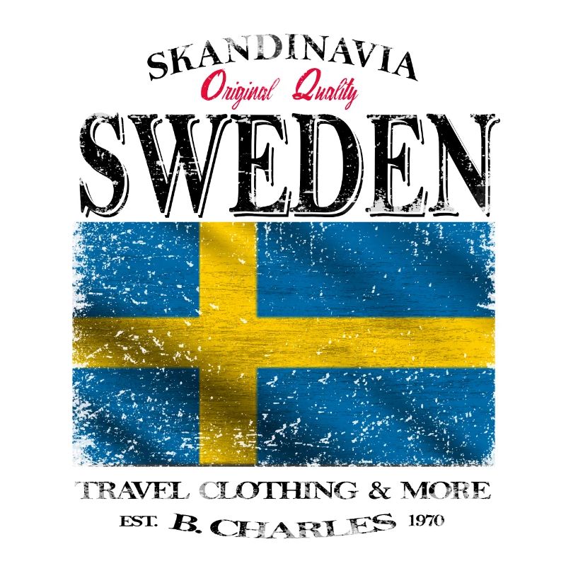 Suède, drapeau de la Suède
