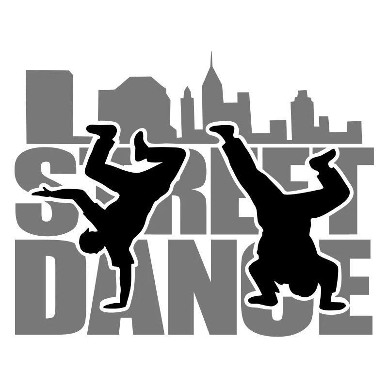 Street dance break dance devant skyline break dance