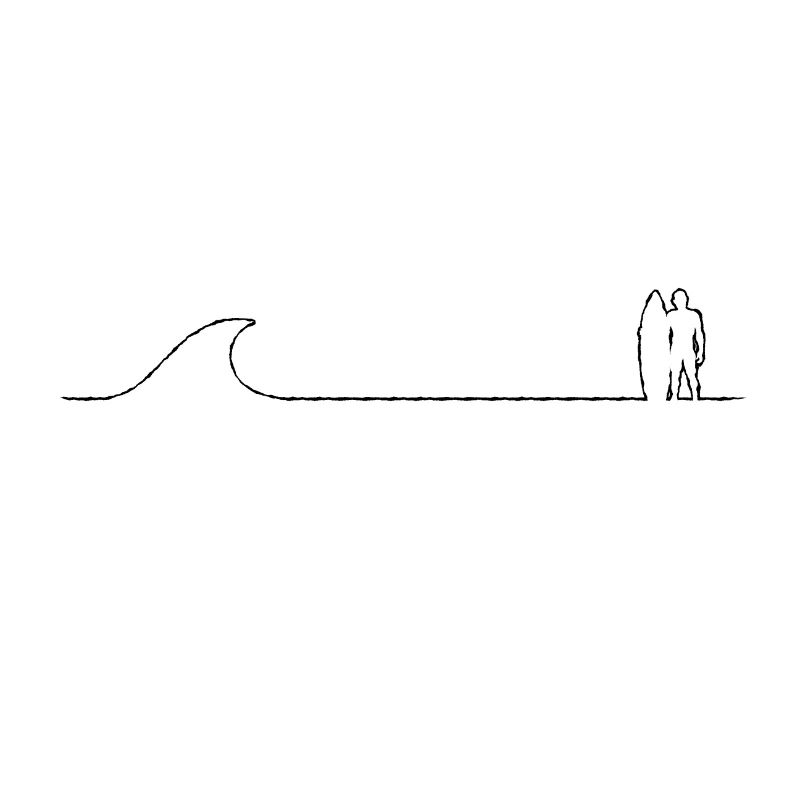Surfing Wave Line Surf Wave Line Leash